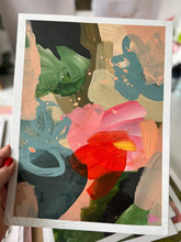 Load image into Gallery viewer, FLORAL EXPLORATIONS UNLEASHED no. 2 (2023) acrylic on paper
