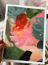 Load image into Gallery viewer, FLORAL EXPLORATIONS UNLEASHED no. 4 (2023) acrylic on paper
