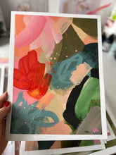 Load image into Gallery viewer, FLORAL EXPLORATIONS UNLEASHED no. 1 (2023) acrylic on paper
