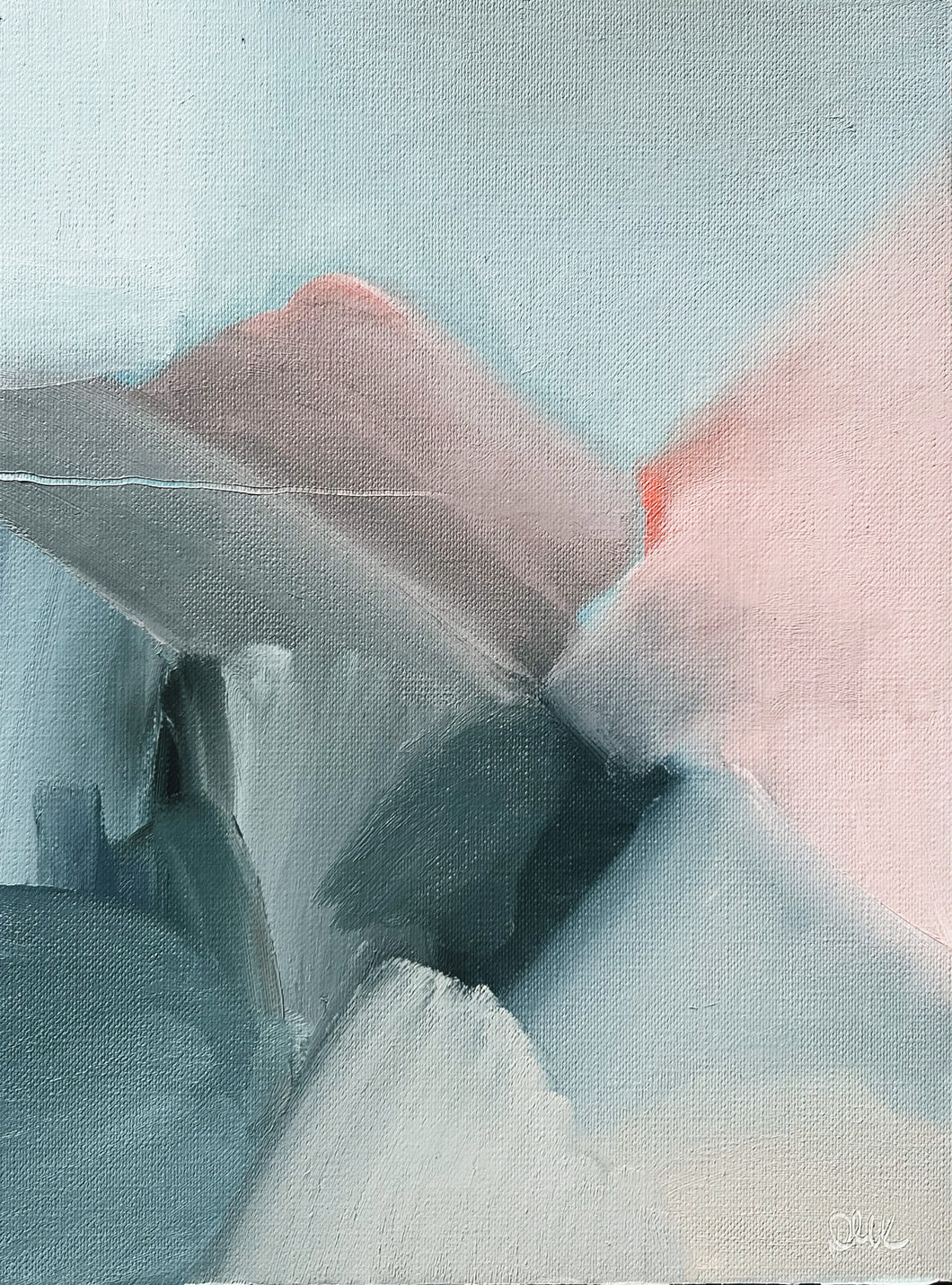 Original oil painting - Away for today - Home decor