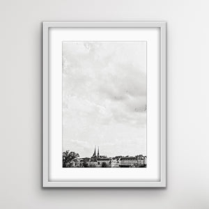 roads of luxembourg city limited edition fine art print home wall decor framed