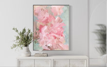 Load image into Gallery viewer, Original acrylic painting - Framed  -Home wall decor - Living room decor - Hold me closer, although you&#39;ll leave before the sunrise
